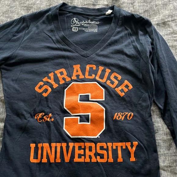 Long sleeve, Syracuse University V-Neck t-shirt - Picture 3 of 3